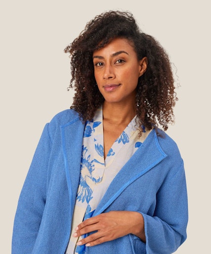 Julitta Long Sleeve Jacket - Ultramarine