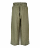 Parini Wide Leg Trousers - Lichen Green