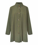 Teresa Long Coat - Lichen Green