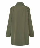 Teresa Long Coat - Lichen Green