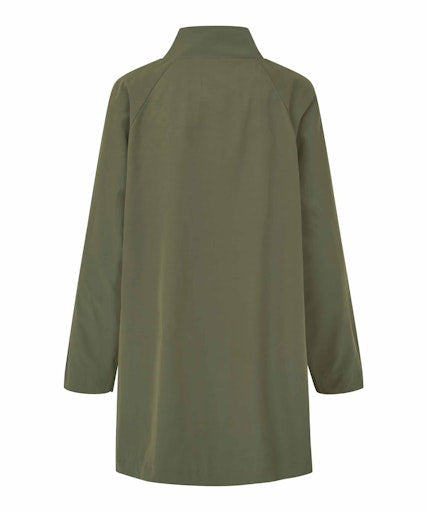 Teresa Long Coat - Lichen Green