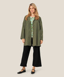 Teresa Long Coat - Lichen Green