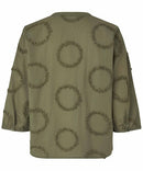 Bogdana 3/4 Sleeve Shirt - Lichen Green