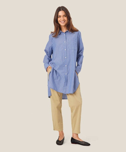 Padme Slim Leg Trousers - Safari