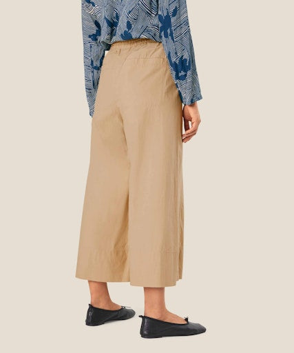Portia Wide Leg Trousers - Safari
