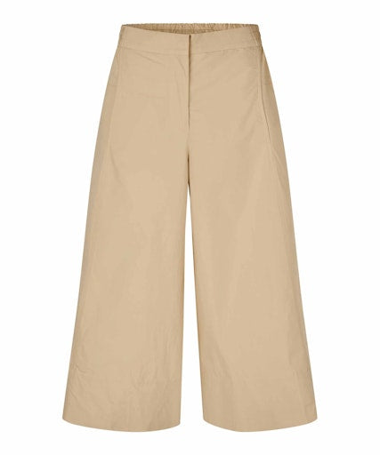 Portia Wide Leg Trousers - Safari