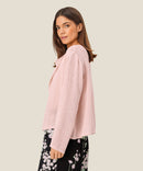 Julitta Long Sleeve Jacket - Mauve Chalk