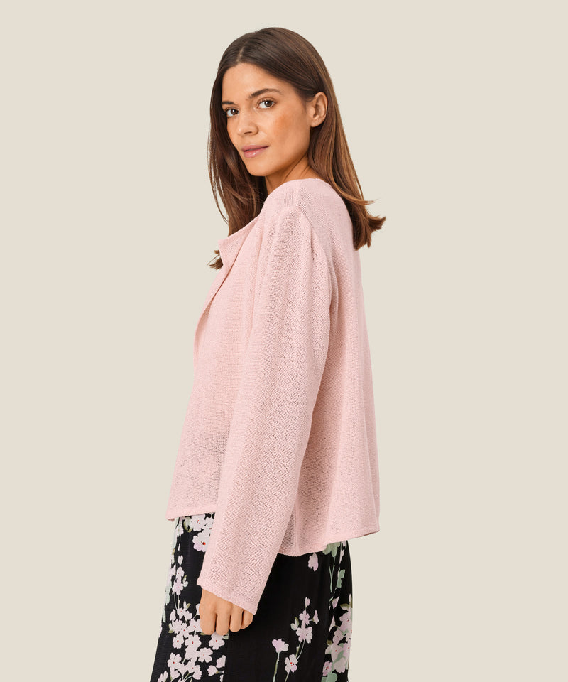 Julitta Long Sleeve Jacket - Mauve Chalk