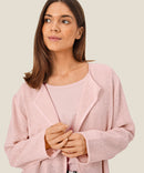 Julitta Long Sleeve Jacket - Mauve Chalk