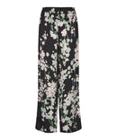 Parili Wide Leg Print Trousers - Pink Lady