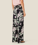 Parili Wide Leg Print Trousers - Pink Lady