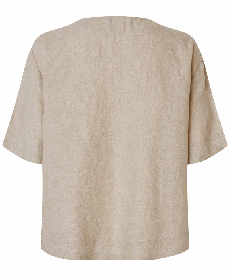 Dolore Short Sleeve Shirt - Natural