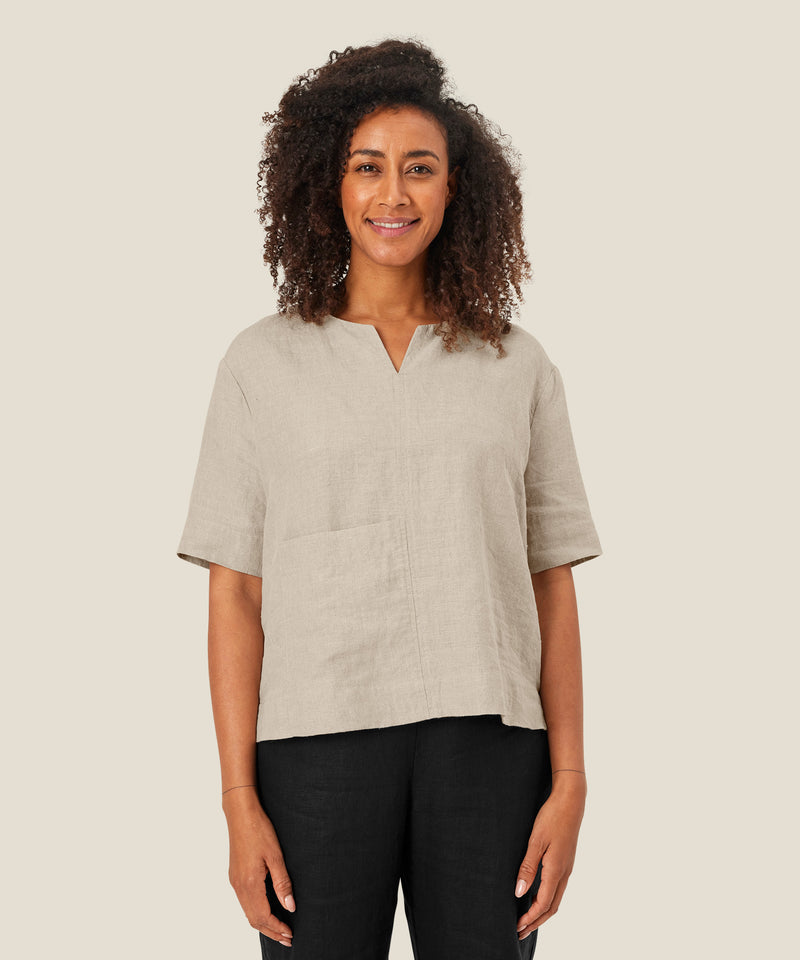 Dolore Short Sleeve Shirt - Natural