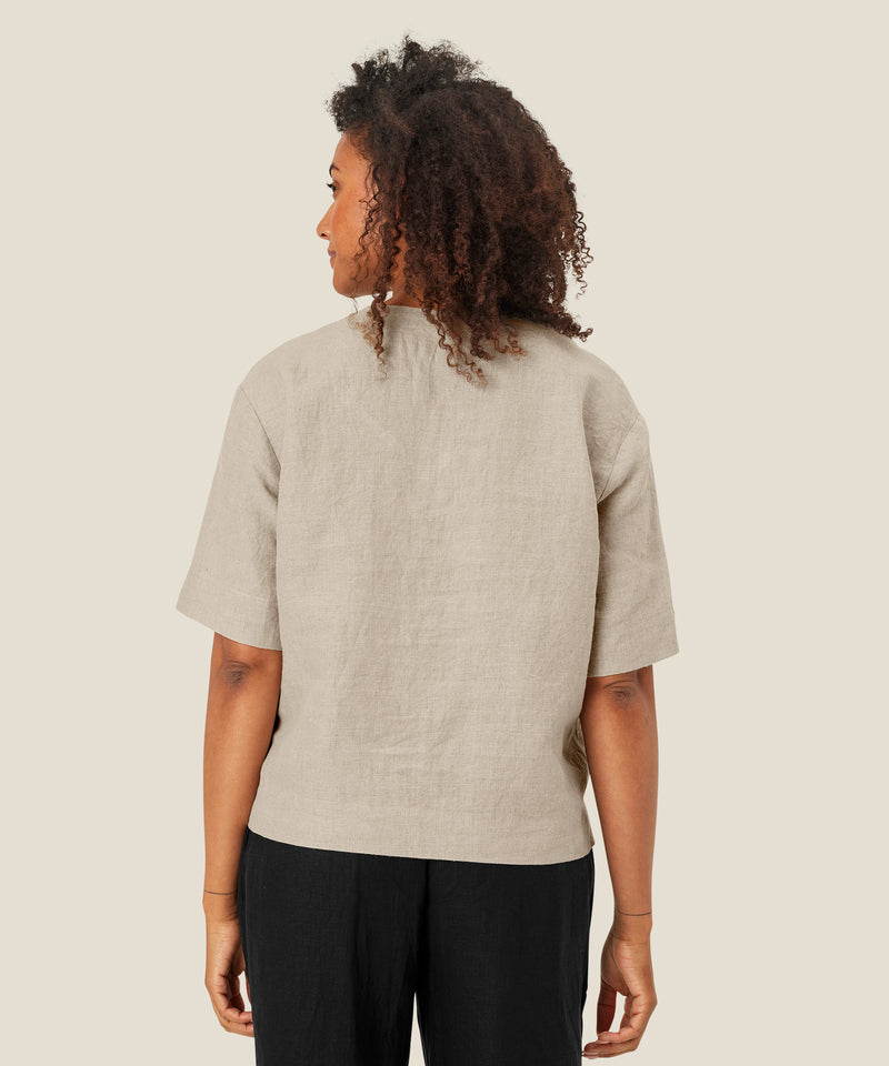 Dolore Short Sleeve Shirt - Natural
