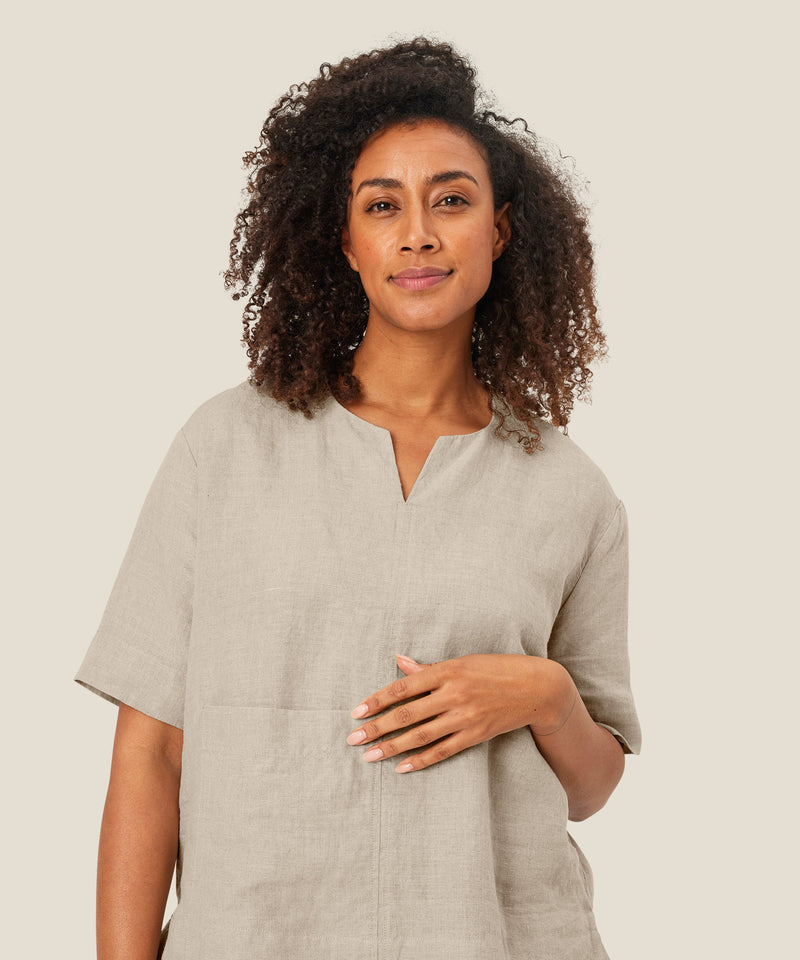 Dolore Short Sleeve Shirt - Natural
