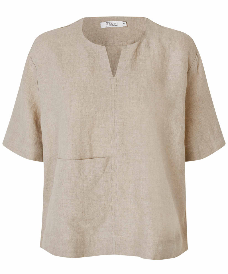 Dolore Short Sleeve Shirt - Natural