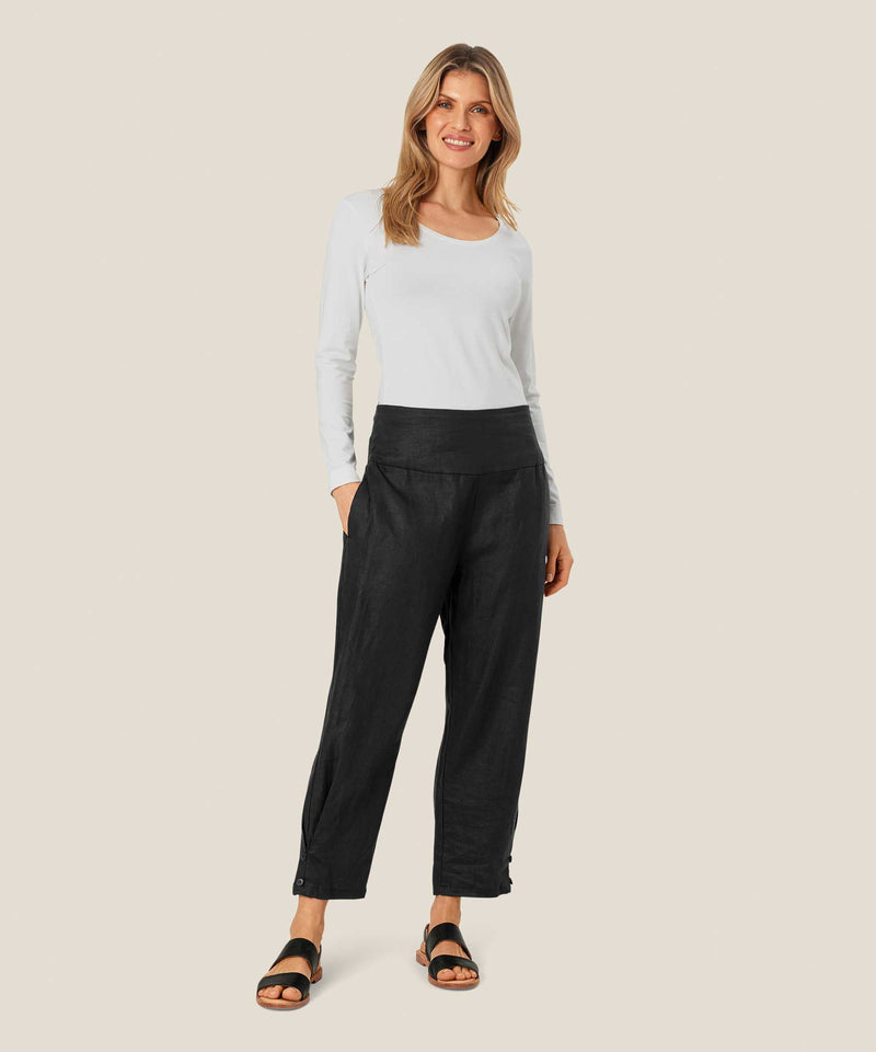 Penna Crop Trouser - Black