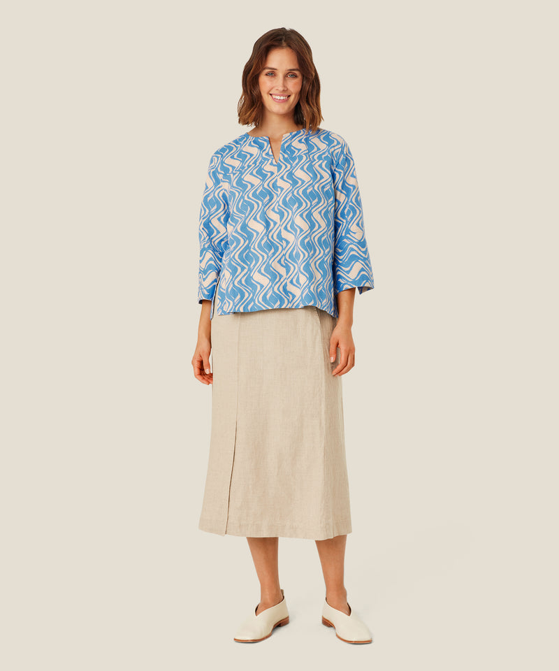 Salud Midi Skirt - Natural