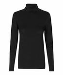 Brooklyn Turtleneck T-Shirt - Black