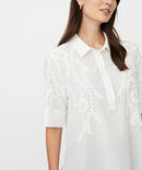 Ginovelle Short Sleeve Tunic - White