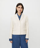 Jaxanja Lapel Blazer - Whitecap
