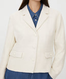 Jaxanja Lapel Blazer - Whitecap