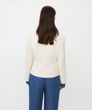 Jaxanja Lapel Blazer - Whitecap