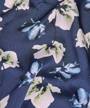 Benika 3/4 Sleeve Oversize Top - Navy Blazer