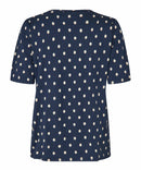 Butta Print Top - Navy Blazer