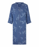 Nokolo 3/4 Sleeve Dress - Blue Denim