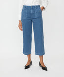 Palisse Striaght Trouser - Ensign Blue