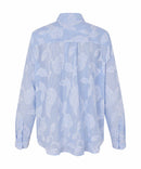 Imma  Long Sleeve Print Shirt - Placid Blue