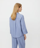 Jurelle 3/4 Sleeve Linen Shirt - Stonewash