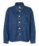 Ivelora Long Sleeve Denim Shirt - Medium Denim