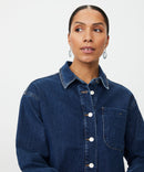 Ivelora Long Sleeve Denim Shirt - Medium Denim