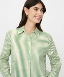 Iryelle Striped Shirt - Mint Green