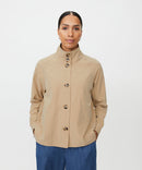 Tynna High Neck Coat - Incense