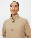 Tynna High Neck Coat - Incense