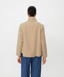 Tynna High Neck Coat - Incense