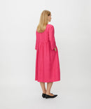 Nasya 3/4 Sleeve Dress - Carmine