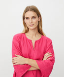 Nasya 3/4 Sleeve Dress - Carmine
