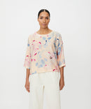 Becca 3/4 Sleeve RN Print Top - Primrose
