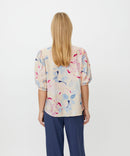 Danessa Short Sleeve Print Top - Primrose