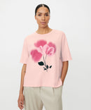 Doreann Short Sleeve Loose Top - Primrose