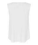 Elisa Sleeveless T-Shirt - White