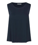 Elisa Sleeveless T-Shirt - Navy
