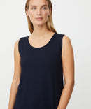 Elisa Sleeveless T-Shirt - Navy