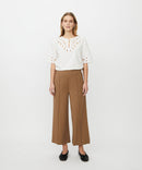 Piana Wide Leg Trouser - Otter