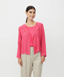 Julitta Long Sleeve Jacket - Carmine
