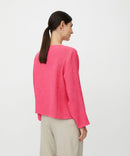 Julitta Long Sleeve Jacket - Carmine